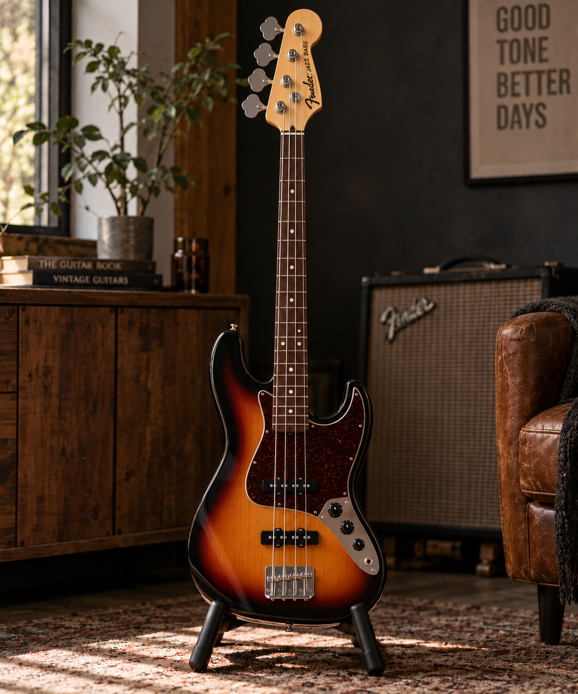 Fender Jazz Bass Player, 3-Color Sunburst
